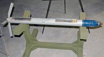 Mk 4 Folding-Fin Aerial Rocket (FFAR), also called the Mighty Mouse