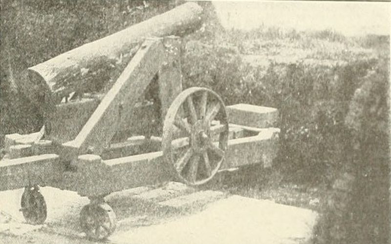 Confederate Quaker Gun, Port Hudson, 1863