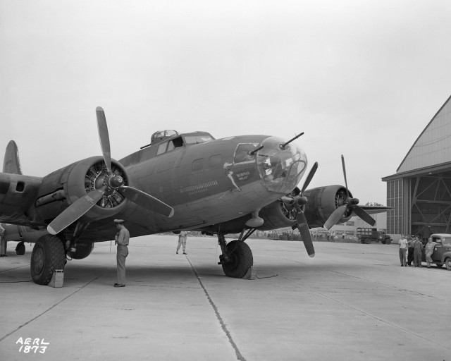 VISIT OF MEMPHIS BELLE BOMBER