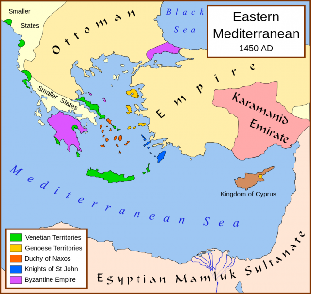 Before the siege the Byzantines had only a small area around Constantinople and parts of Greece, the Ottomans had much more and were still a growing power.