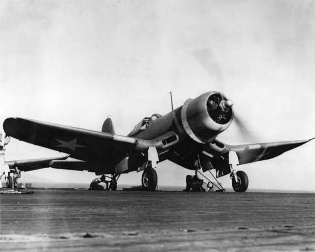 F4U-1_VMF-213_on_USS_Copahee_1943
