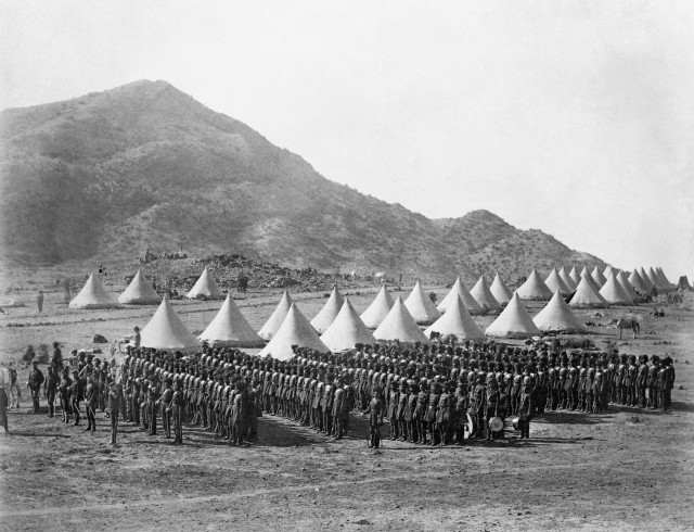 Troops and encampment of the Abyssinian Expedition