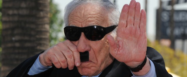 Mel Brooks mocking Hitler via http://www.tabletmag.com/scroll/192439/dont-forget-to-laugh