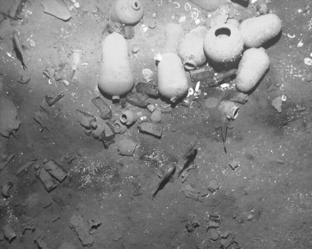 Artifacts found in the wreckage of Spanish galleon San Jose are seen in this undated handout photo provided by the Colombian Ministry of Culture on December 5, 2015