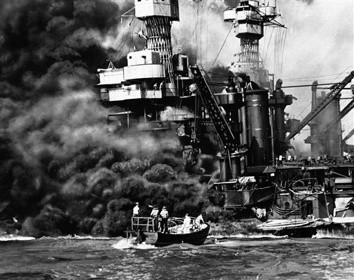 USS West Virginia at Pearl Harbor via commons.wikimedia.org