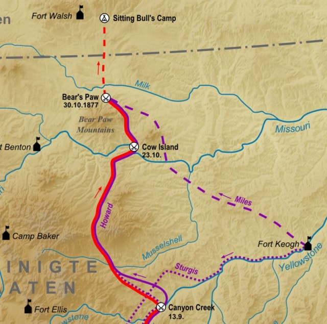 The Nez Perce were very close considering their already 1,000 mile journy, they just couldnt handle yet another fully formed U.S. army.