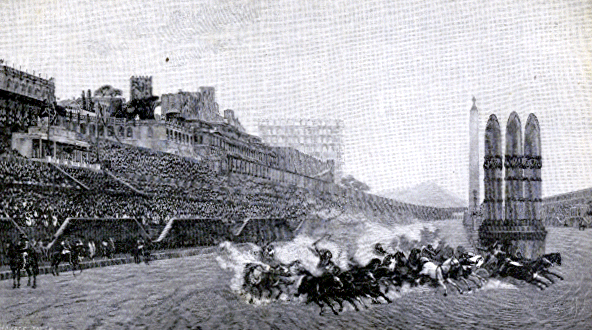 A standard chariot race, they were often at or over capacity.