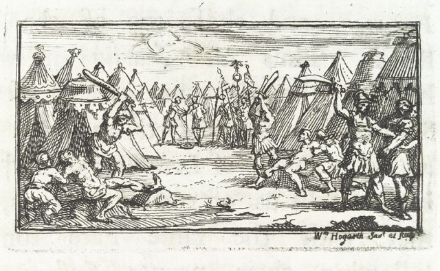 Roman_military_punishment_showing_the_breaking_Wellcome_L0034351