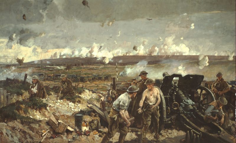 The Battle of Vimy Ridge, a painting by Richard Jack. Canadian War Museum. (Wikipedia)