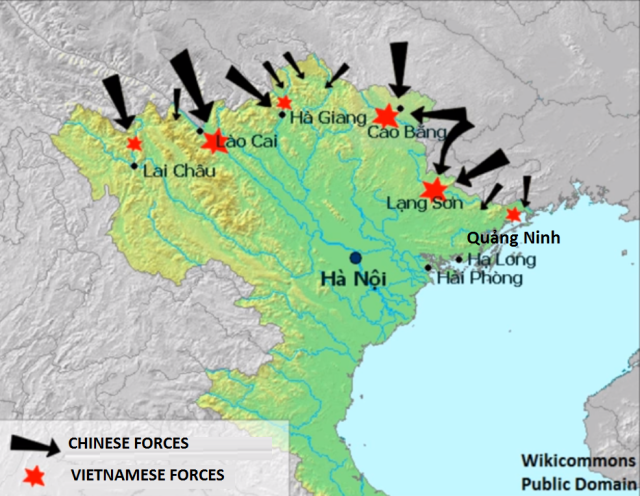 Progress of the conflict by the end of February 1979