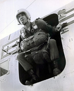 Duane Hackney preparing to jump via mlive.com