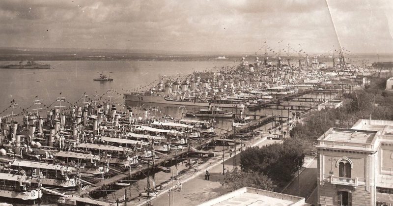 Taranto Harbor before World War II