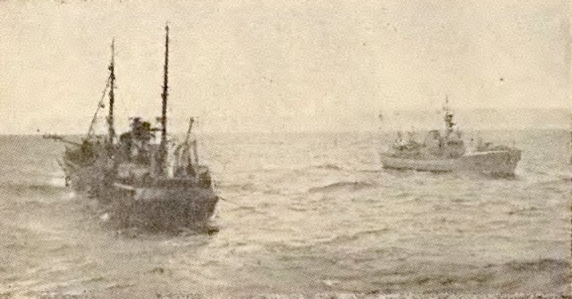 "Coventry City" and ICGV "Albert" off the Westfjords