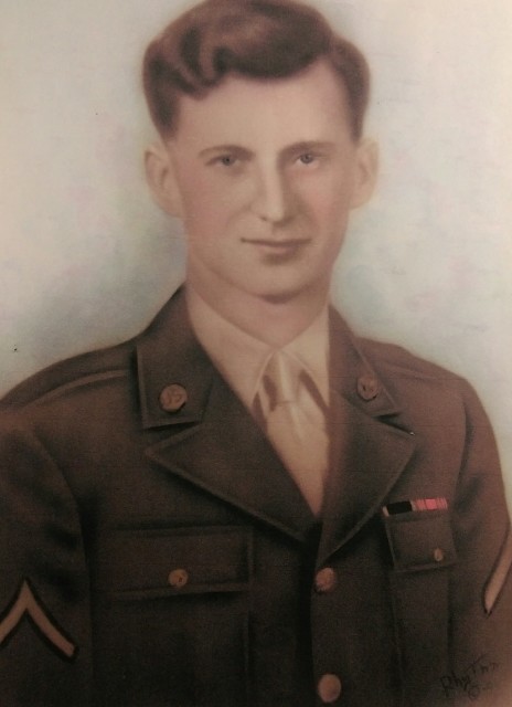 Born and raised in Lohman, Mo., Wilbert Linsenbardt was serving with the Army on New Guinea when he was killed in action on December 5, 1942, leaving behind a wife and infant daughter. Courtesy of Willie Wright