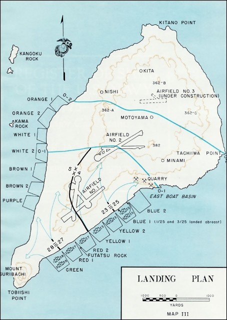 Iwo Jima – Landing Plan