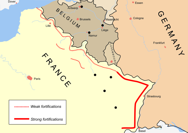 Maginot line - By Made by Niels Bosboom CC BY-SA 3.0
