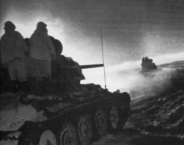 Soviet forces during Operation Little Saturn in December 1942