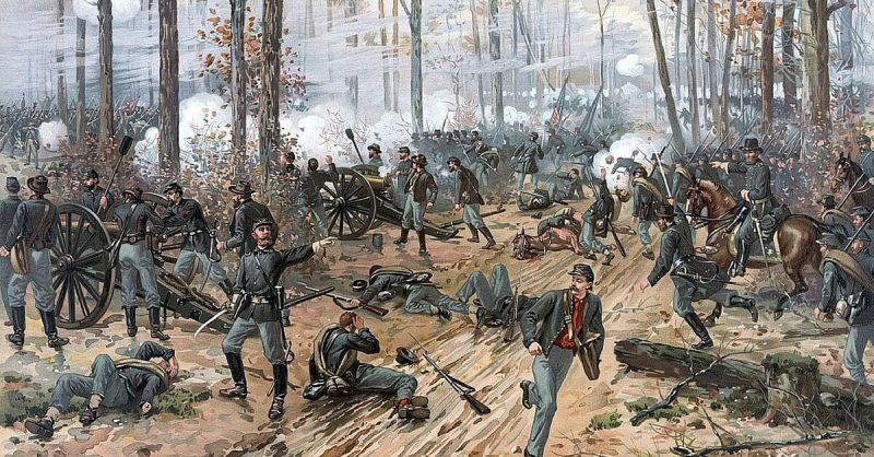 The Battle of Shiloh by Thure de Thulstrup.