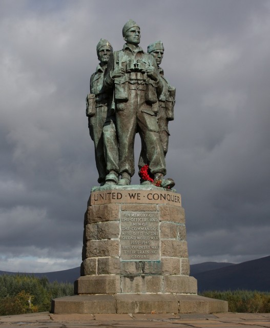 https://en.wikipedia.org/wiki/British_Commandos The British Commando Memorial in Lochaber, Scotland
