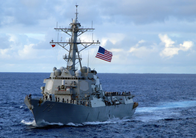 The USS Oscar Austin via commons.wikimedia.org