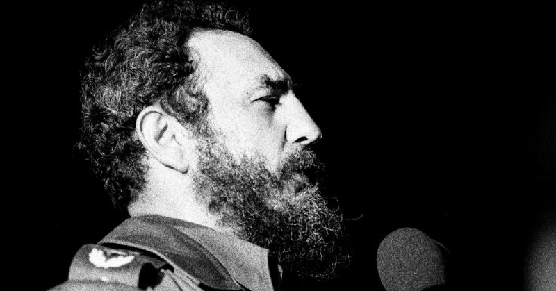 Fidel Castro speaking in Havana, 1978. <a href=
