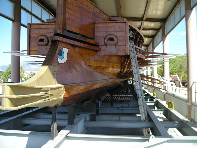 A trireme - photo by Verity Cridland via Flickr creative commons