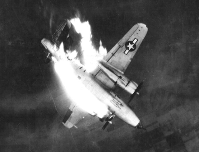 787px-B-26_Marauder_being_shot_down_cph.3a45221