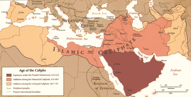 The rapid spread of Islam