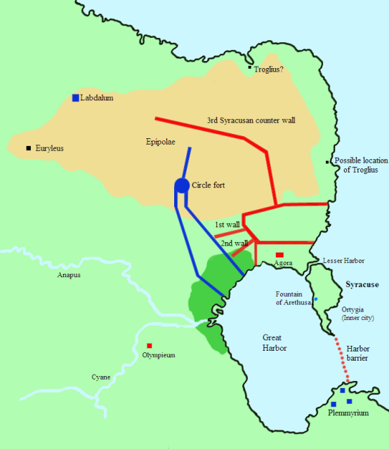 The back and forth Siege of Syracuse