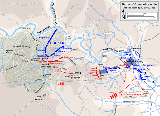 just this map overview of the tail end of the battle is an impressive showing of Lee's impressive victory, but it came at too high of a cost.