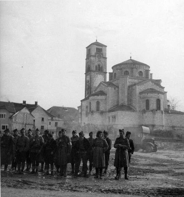 Partisans in liberated Bihac.
