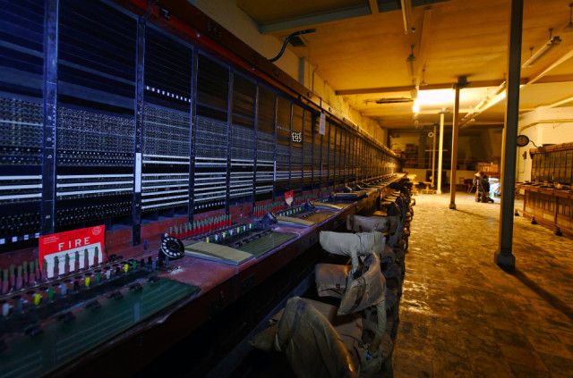 Telephone switchboard Burlington Bunker