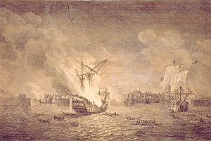 The siege of Louisbourg