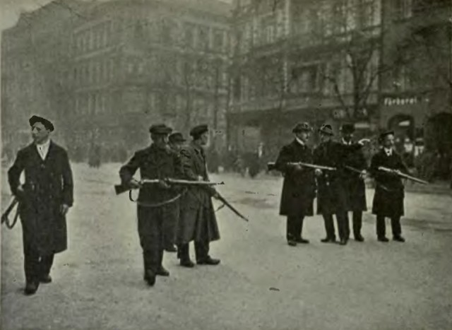 Spartacist milita during the uprising