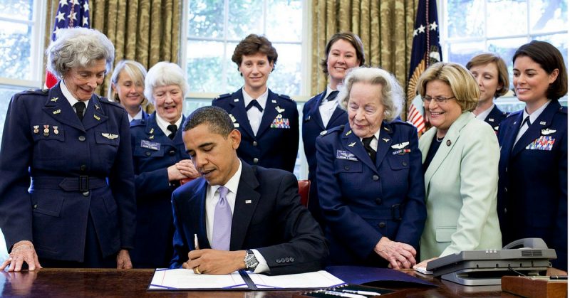 In July 2009, President Barack Obama signed the WASP Congressional Gold Medal into law.