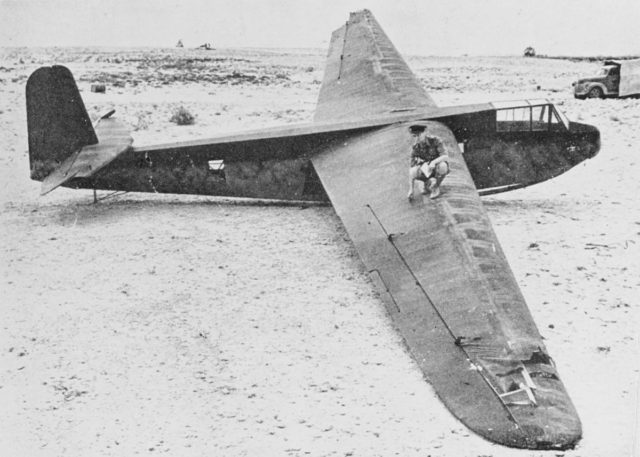 A German DFS 230 troop-carrying glider.