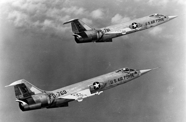 Lockheed F-104A.