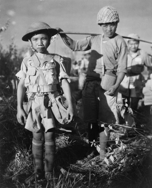 Chinese Nationalist soldier, age 10, May 1944 (Wikipedia)