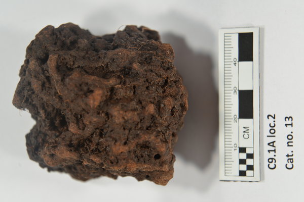 A chunk of iron slag