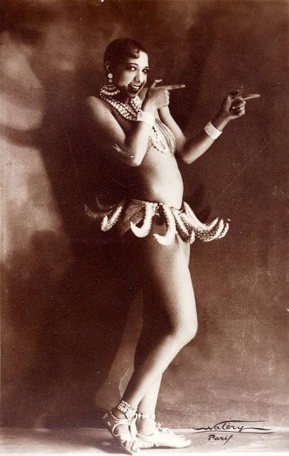 Josephine Baker in Banana Skirt from the Folies Bergère production "Un Vent de Folie".