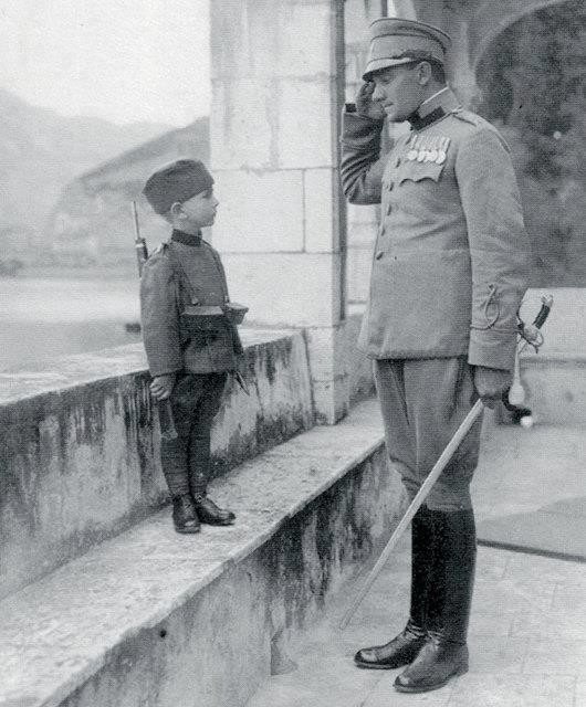 Momčilo Gavrić, joined Serbian Army at age of 8, 1914. The youngest soldier in the First World War (Wikipedia)