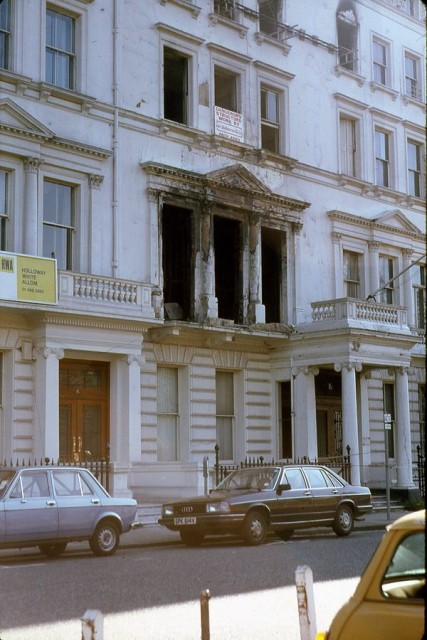 The burnt-out embassy after the siege - By Steve White2008 - http://www.flickr.com/photos/25347284@N04/3354043251/in/set-72157605334054478/, CC BY-SA 2.0, https://commons.wikimedia.org/w/index.php?curid=15996098