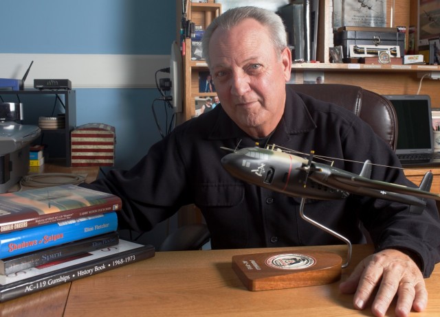 Larry Fletcher flew 177 combat missions aboard an AC-119G “Shadow” gunship during the Vietnam War, earning two Distinguished Flying Crosses. After the war, he went on to earn his doctorate in education, retired from the public school system and became a published author. Courtesy of Larry Fletcher 