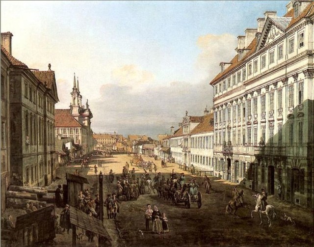 Długa Street in Warsaw - By Bernardo Bellotto (1721–1780)