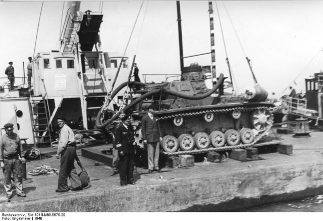 Specially modified Panzer III