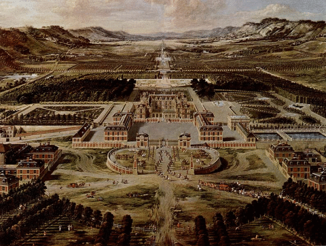 Le Château de Versailles, painted in 1668