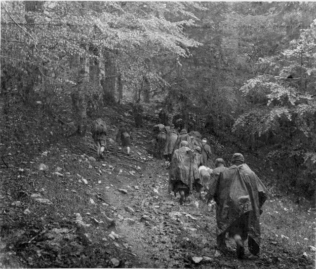 Partisan column during the Battle of the Sutjeska