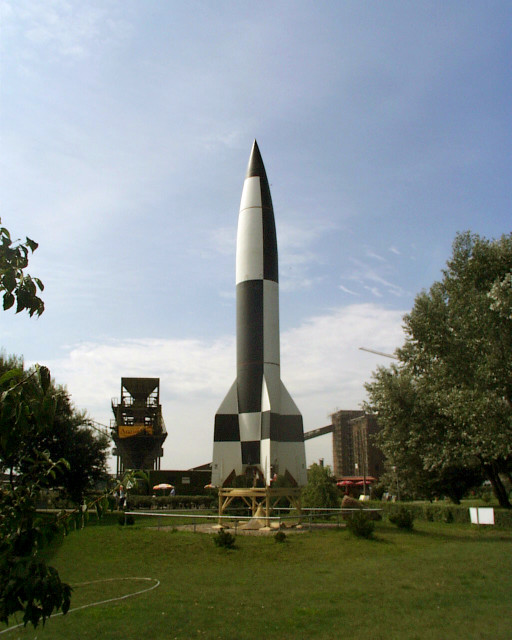 V-2 Rocket At Peenemunde – By Raboe001 CC BY-SA 2.5