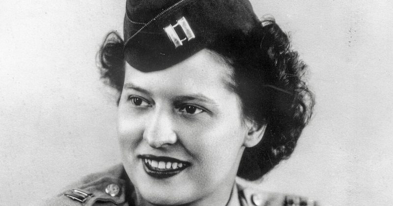 Stephanie Czech Rader in the 1940s. (U.S. Army via Cornell University)