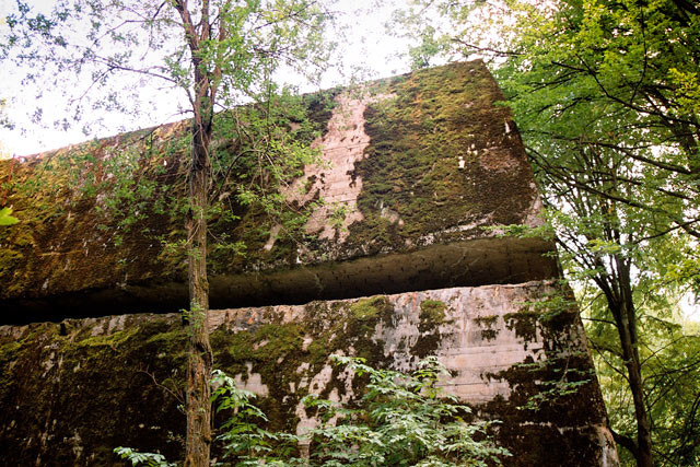 One of the bunkers at the location site